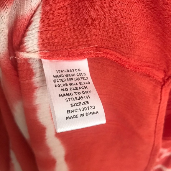 Altar’D State red boho tie dye darling dress - Picture 4 of 6